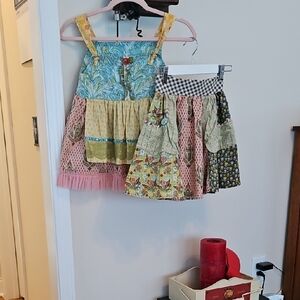Matilda Jane Colorful Patchwork Dress Set